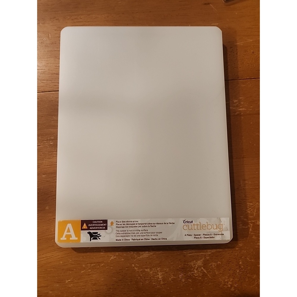 Cricut Cuttlebug Spacer Plate "A" Die Cutting For Cuttlebug & Sizzix Machines‎